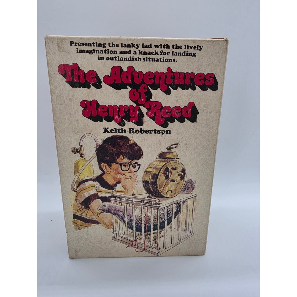 The Adventures of Henry Reed Box Set 4 Books Keith Robertson Dell Yearling Vinta